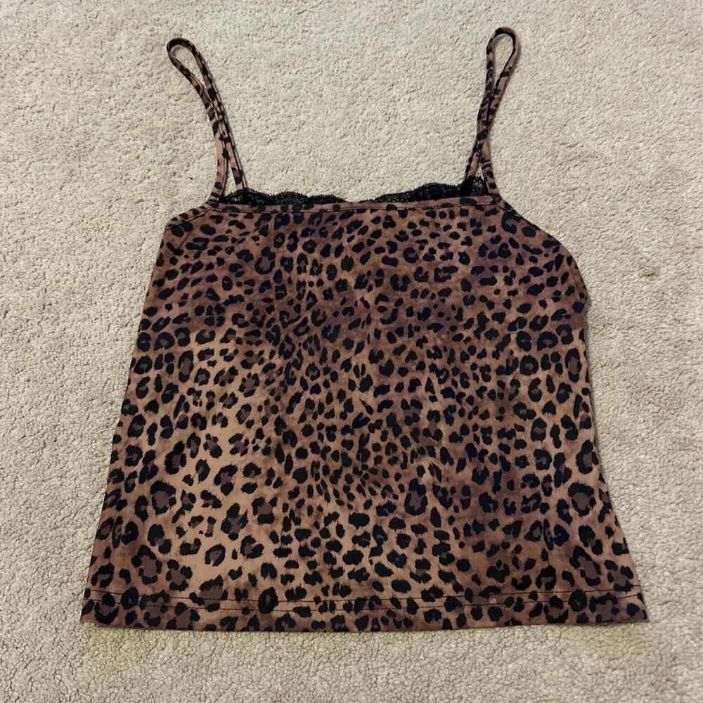Shein Women's Cheetah print Tank Top
